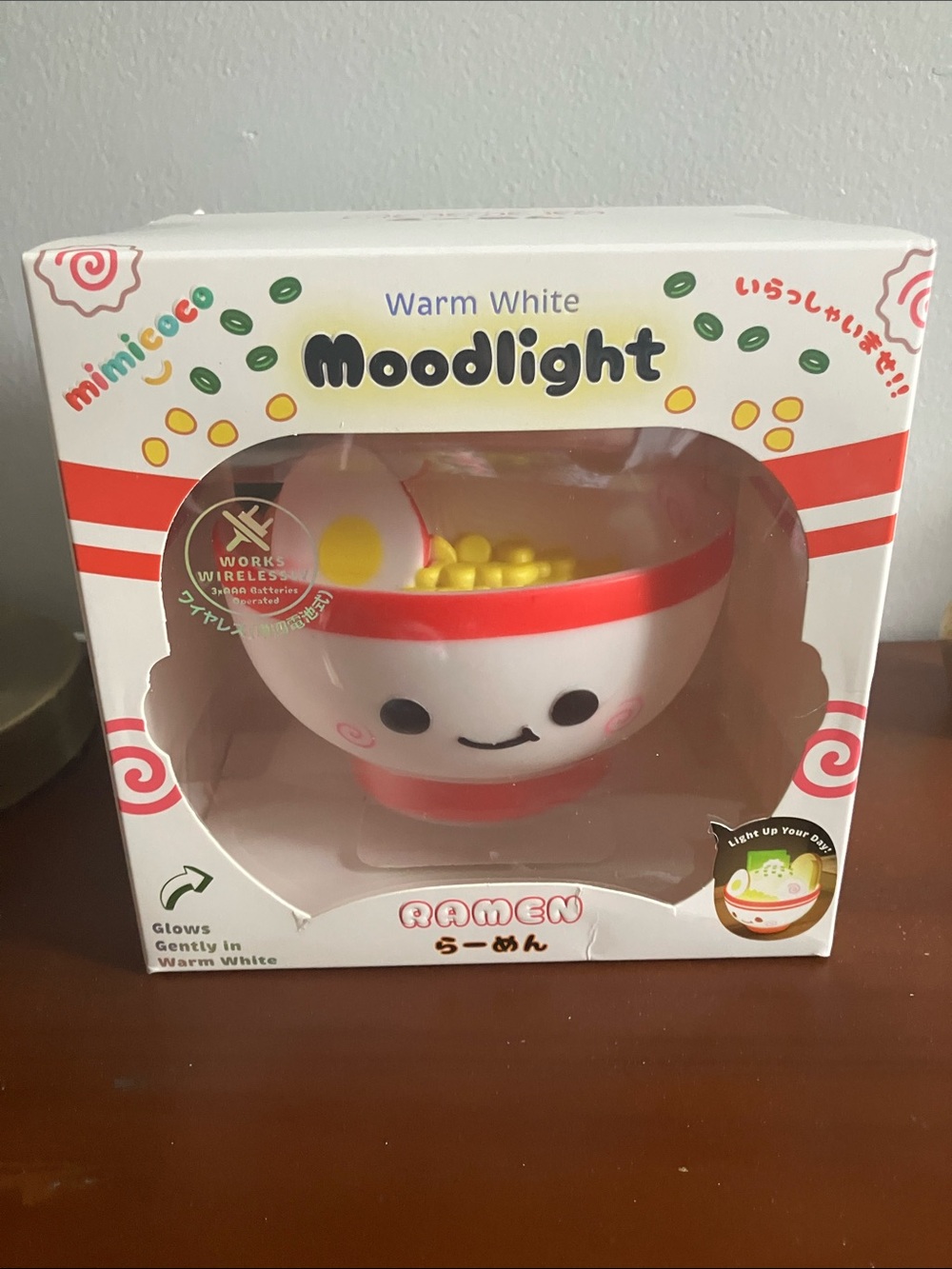 Ramen Noodle Bowl Moodlight lights up NEW so cute! Gift